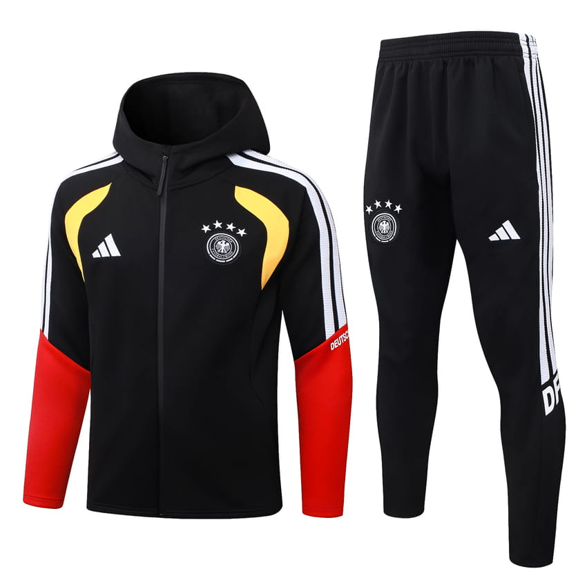 Survetement Allemagne Sweat 2026 2027 Noir Rouge