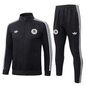 Survetement Allemagne Veste 2026 2027 Noir Blanc