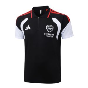 Survetement Arsenal Polo 2026 2027 Noir Rouge