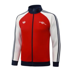 Survetement Arsenal Veste 2026 2027 Rouge Blanc