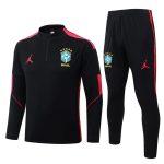 Survetement Bresil Training 2026 2027 Noir Rouge