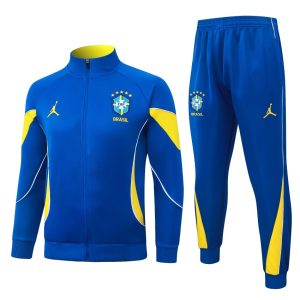 Brazil Tracksuit Jacket 2026 2027 Blue Yellow