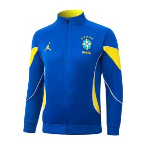 Brazil Tracksuit Jacket 2026 2027 Blue Yellow