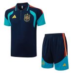 Survetement Espagne Polo 2026 2027 Bleu Sombre