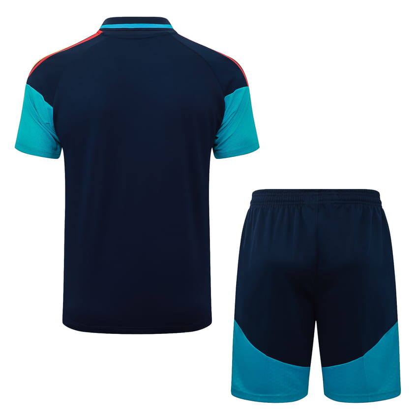 Survetement Espagne Polo 2026 2027 Bleu Sombre