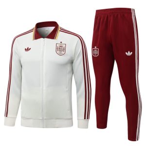 Survetement Espagne Veste 2026 2027 Blanc Rouge