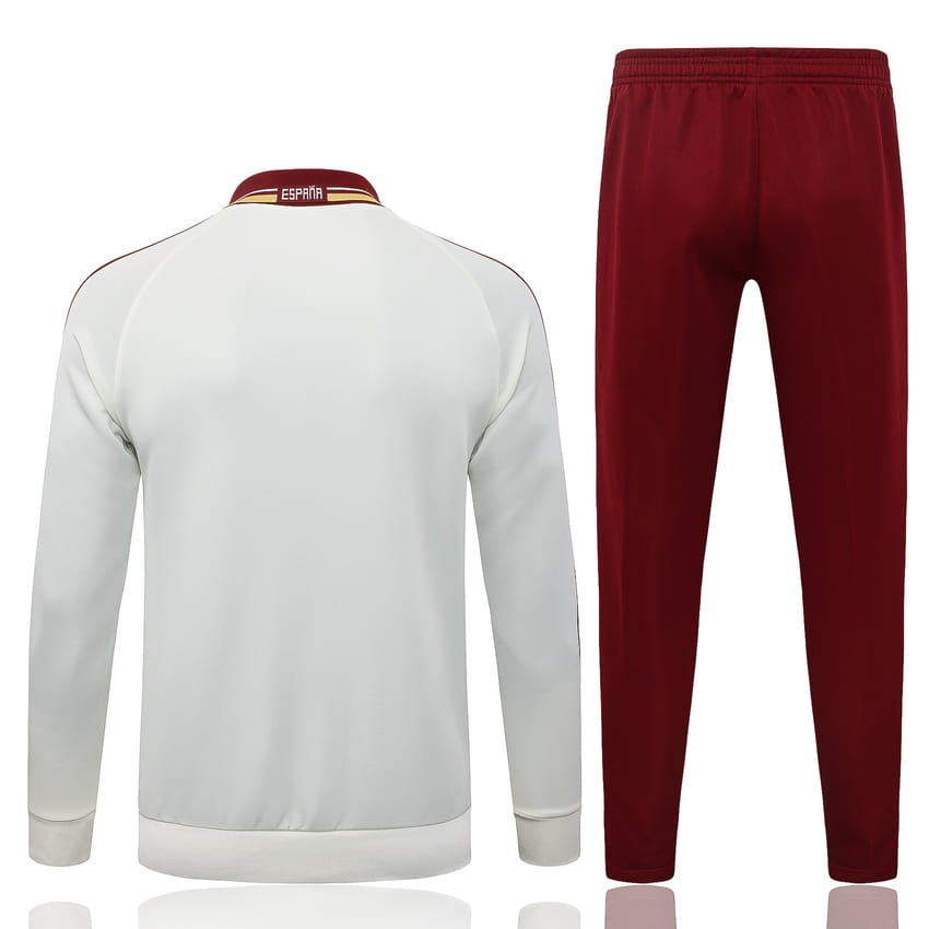 Survetement Espagne Veste 2026 2027 Blanc Rouge