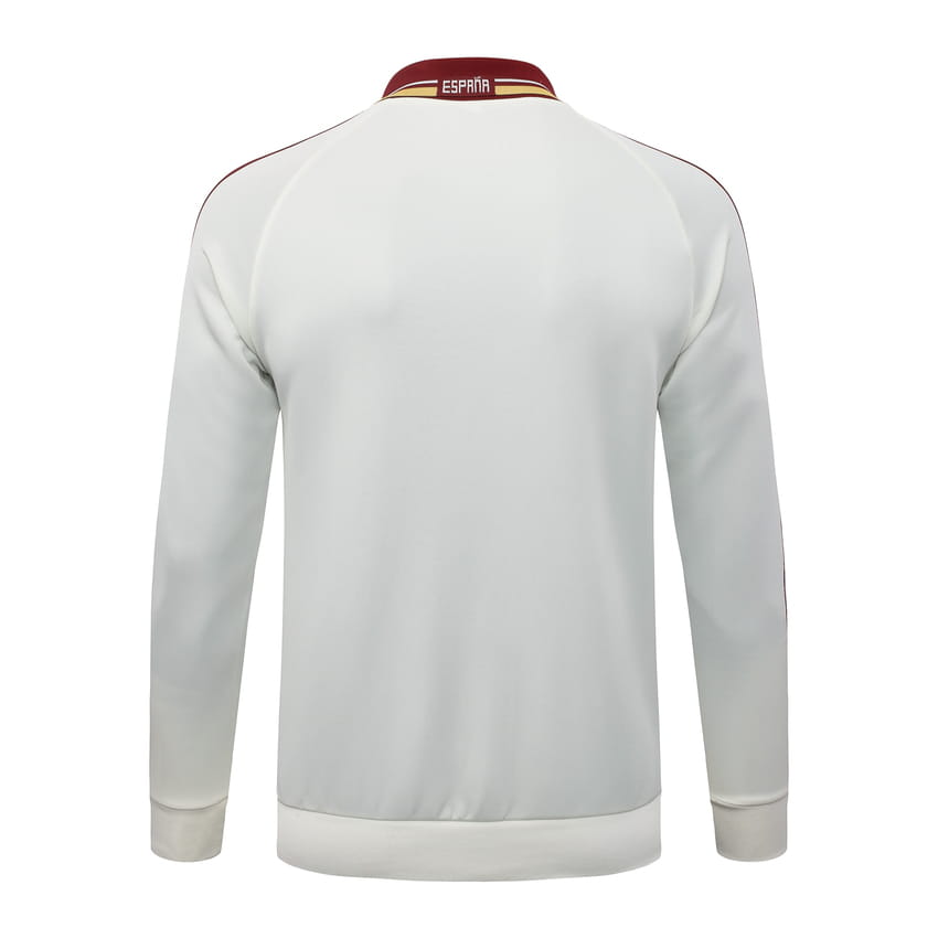 Survetement Espagne Veste 2026 2027 Blanc Rouge