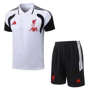 Survetement Liverpool Polo 2026 2027 Blanc Noir