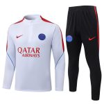 Survetement PSG Training 2026 2027 Blanc Rouge