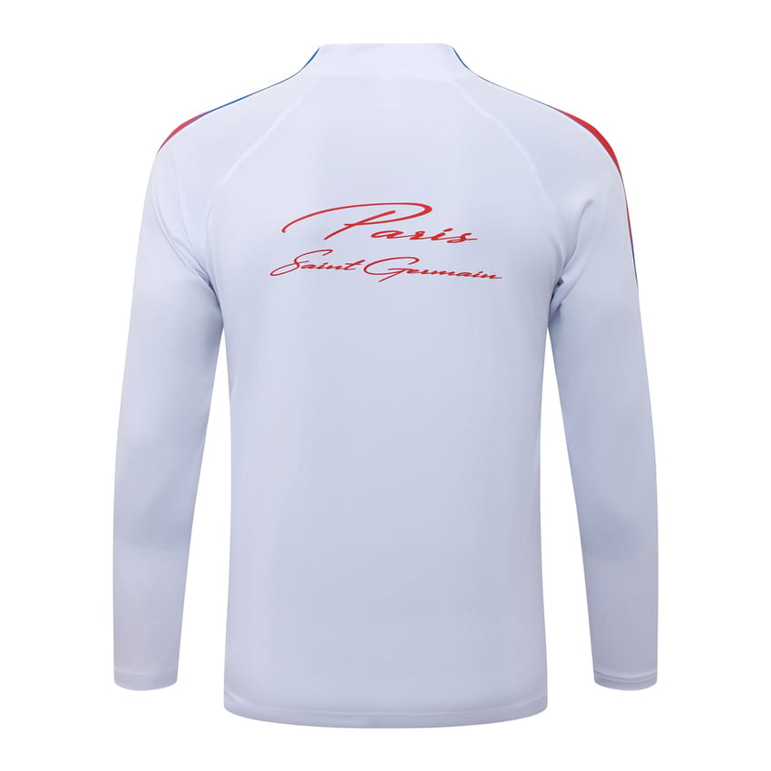 Survetement PSG Training 2026 2027 Blanc Rouge