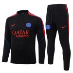 Survetement PSG Training 2026 2027 Noir Rouge