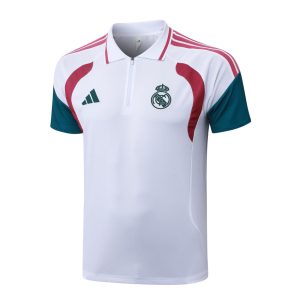 Chándal polo del Real Madrid 2026-2027 Blanco Rojo