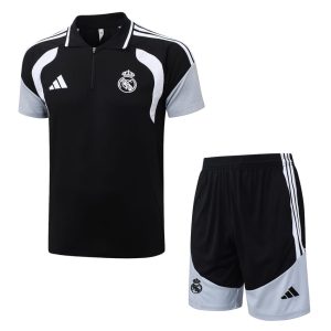 Survetement Real Madrid Polo 2026 2027 Noir Blanc
