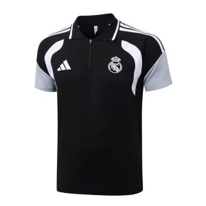 Chándal polo del Real Madrid 2026-2027, blanco y negro