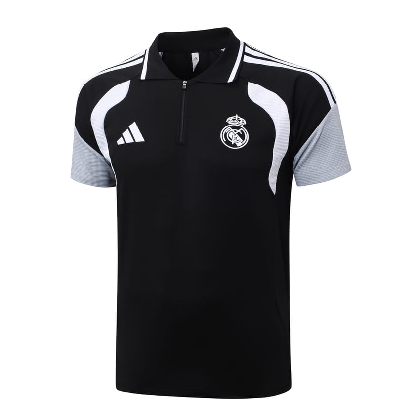 Survetement Real Madrid Polo 2026 2027 Noir Blanc