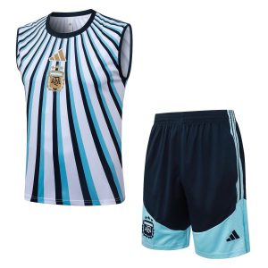 Debardeur Short Argentine 2026 2027 Bleu Ciel Rayé (1)
