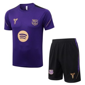 Ensemble Maillot Short Barca 2026 2027 Violet (1)