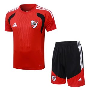 Ensemble Maillot Short River Plate 2026 2027 Rouge Clair