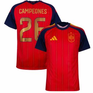 Spain Home Jersey 2026-2027 Campeones (1)