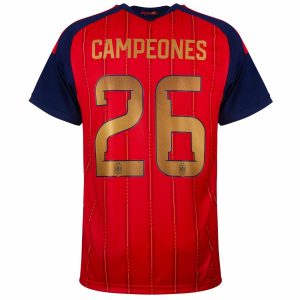 Spain Home Jersey 2026-2027 Campeones (2)