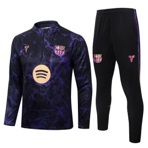 Survetement Barca Training 2026 2027 Noir violet (1)