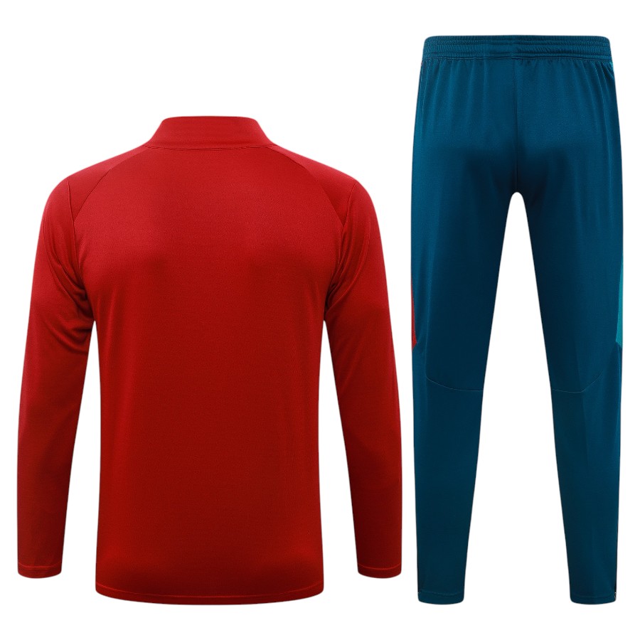 Survetement Portugal Training 2026 2027 Rouge Bleu (2)