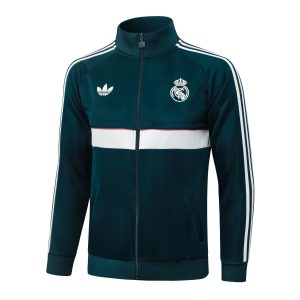 Survetement Real Madrid Veste 2026 2027 Vert Foncé (4)
