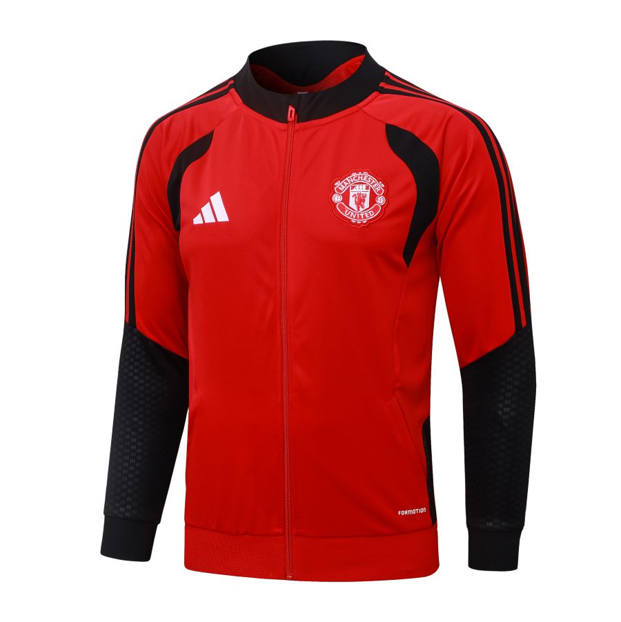 Survetement Manchester United Veste 2026 2027 Rouge Noir – Image 2