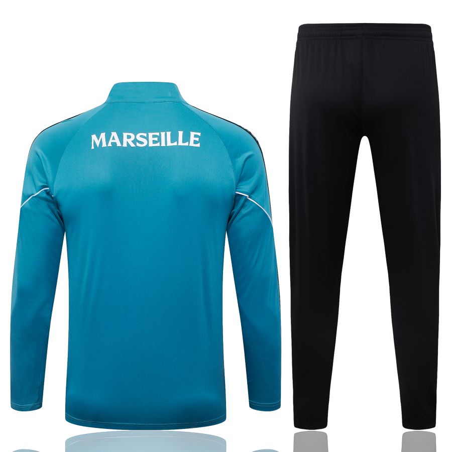 Survetement OM Training 2026 2027 Bleu Turquoise – Image 4
